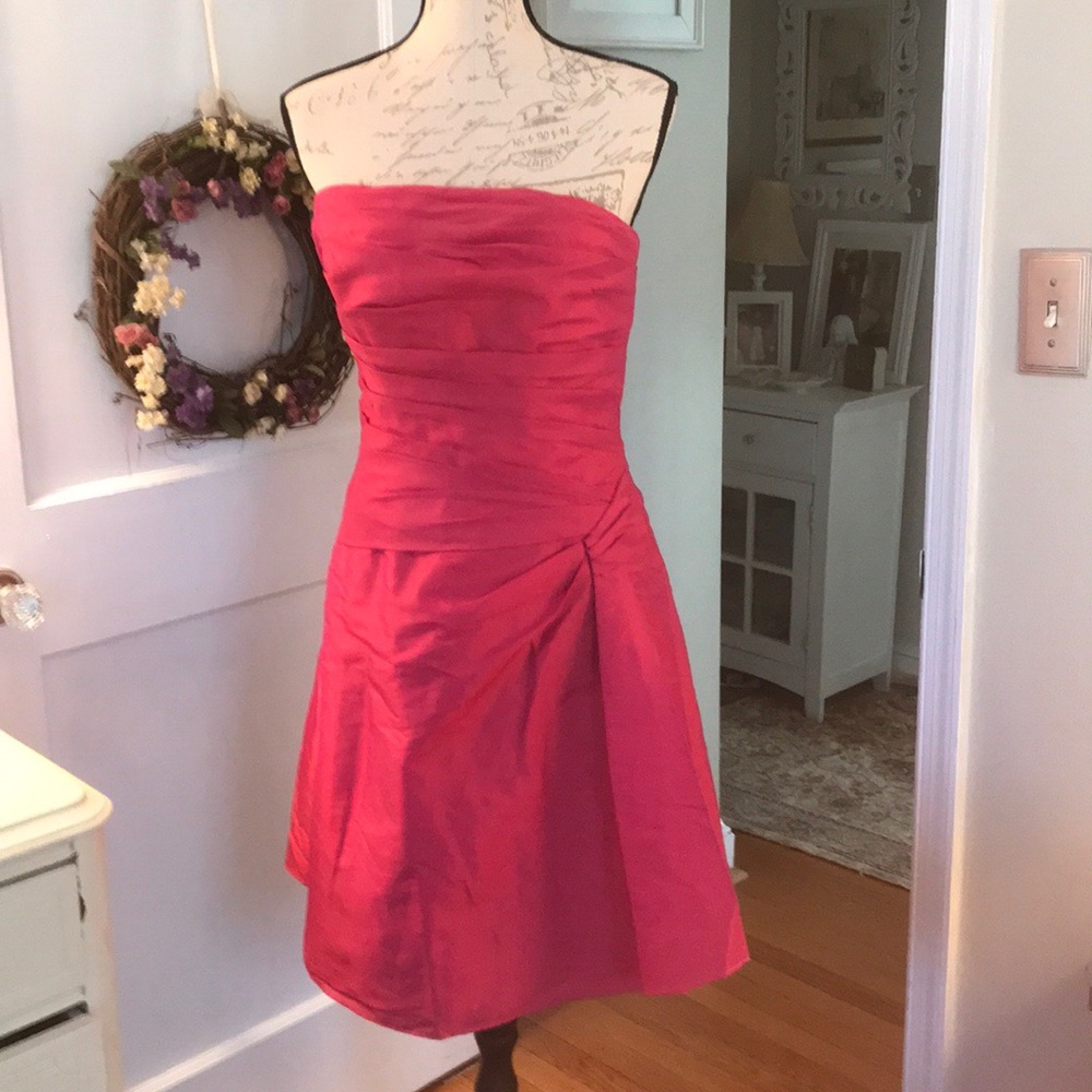 Fuchsia cocktail dress, size 8.